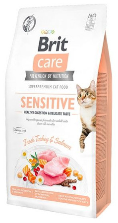 Brit Care Cat Grain Free Sensitive Healthy Digestion & Delicate Taste 400g