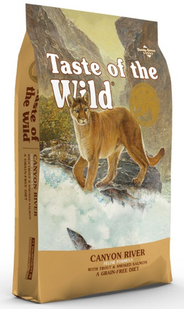 Taste of the Wild Canyon River Feline z pstrągiem i łososiem 2kg
