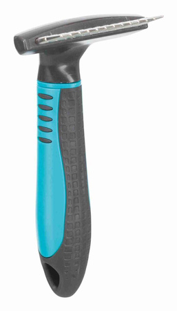 TX-23791 ZGRZEBŁO METAL OBROTOWE DŁ.WŁOS  2cm/7x14cm   /3