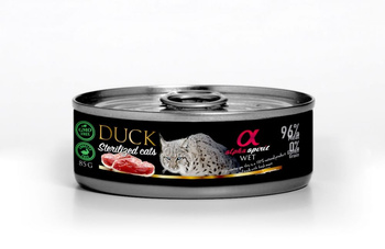 Alpha Spirit KACZKA - KOTY STERYLIZOWANE 85G