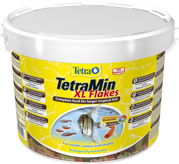 TETRA TetraMin XL Flakes 10 L wiadro pokarm w płatkach dla dużych ryb