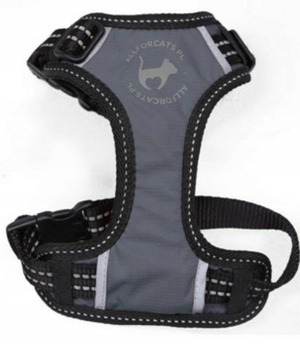 ALL FOR CATS SZELKI SPORTOWE XS SZARE