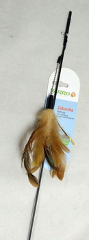 YARRO WĘDKA DŁUGA Z BRĄZOWYMI PIÓRKAMI 90/90/20cm