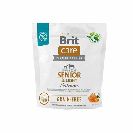 Brit Care Grain Free Senior & Light Salmon 1kg