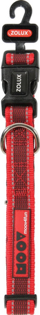 Zolux Obroża dla psa regulowana MOOV 25 mm kol. czerwony