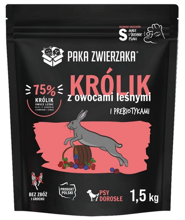 Paka Zwierzaka Seventh Heaven Królik z owocami leśnymi S 1,5kg
