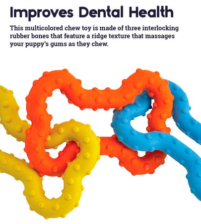 Petstages Mini Gumowe kosteczki PS243