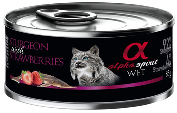 Alpha Spirit JESIOTR Z TRUSKAWKAMI 85G