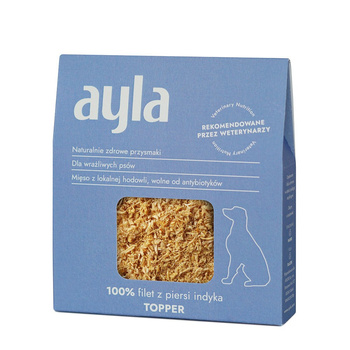 AYLA Filet z piersi indyka topper - dosmaczacz liofilizowany dla psów (28g)
