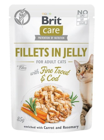 BRIT CARE KOT sasz.85g FJ FINE TROUT&COD /24