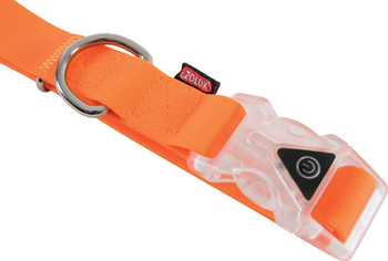 ZOLUX Obroża dla psa silikonowa 20 mm kol. pomarańczowy