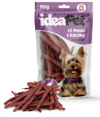 IdeaPet O! Paski z kaczką 70g