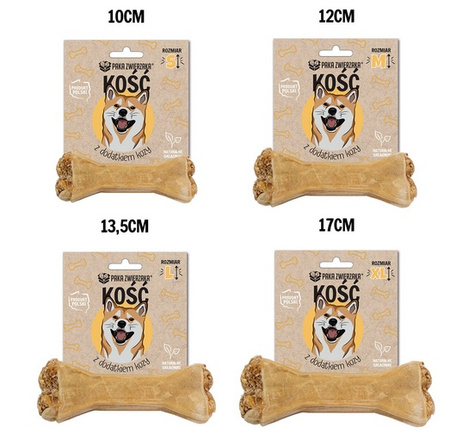 Paka Zwierzaka Kość z dodatkiem kozy S 10cm