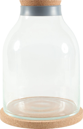 Zolux Akwarium Butelka LIFE 12 l kol. szary