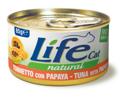 LIFE CAT pusz.85g TUNA + PAPAYA /24