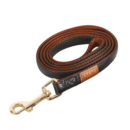 Zolux Smycz dla psa elegancka IMAO MAYFAIR 15 mm/1,2 m kol. czarny