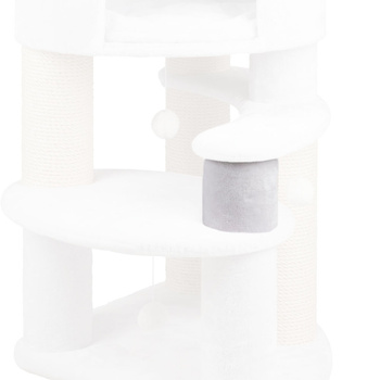 Słupek ze śrubą do 44664, 15 × 15 cm, biały