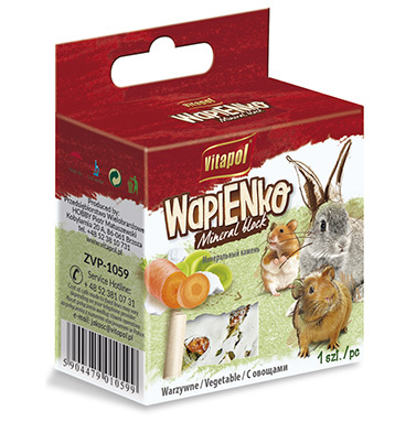 Vitapol Kostka Wapienna dla gryzoni warzywna [1059]