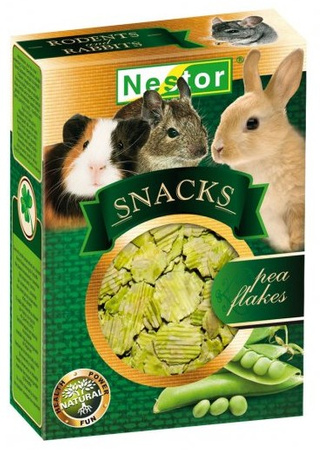 Nestor Snacks - płatki grochu 45g
