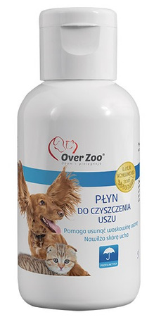 Over Zoo Płyn do czyszczenia uszu dla psa i kota 50ml