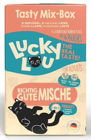 Lucky Lou Lifestage Adult Tasty Mix-Box saszetki 6x125g