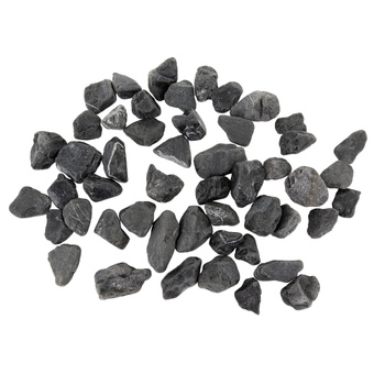 Kamienie kruszone Tumbled Black  8-12 mm    do akwarium terrarium 5kg/OPAK