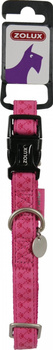 ZOLUX Obroża dla psa regulowana Mac Leather XS 10 mm kol. fuksja