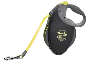 FLEXI Smycz automatyczna dla psa GIANT NEON Professional taśma 10 m