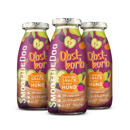 SmoothieDog Obstkorb – owocowe smoothie dla psa (250ml)