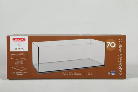 Zolux Terrarium Karapas dla małych żółwi Terra PRIMO 70x27x25 cm kol.czarny