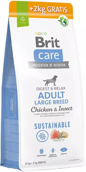 BRIT CARE PIES 12kg+2kg  ADULT LARGE      CHICKEN & INSECT SUSTAINABLE*