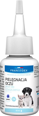 FRANCODEX PL Płyn do czyszczenia oczu dla kociąt i szczeniąt 60 ml