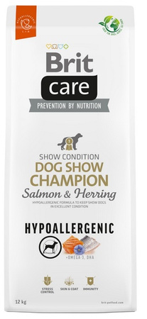 Brit Care Hypoallergenic Dog Show Champion Salmon & Herring 12kg