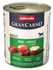 Animonda GranCarno Original Adult Rind Hirsch Apfel Wołowina, Jeleń + Jabłko puszka 800g