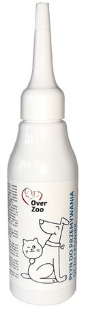 Over Zoo Płyn do przemywania oczu  powiek dla kota i psa 75ml