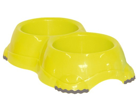 Yarro/Moderna Miska Smarty podwójna nr 1 2x0,33L cytrynowa [Y2573]