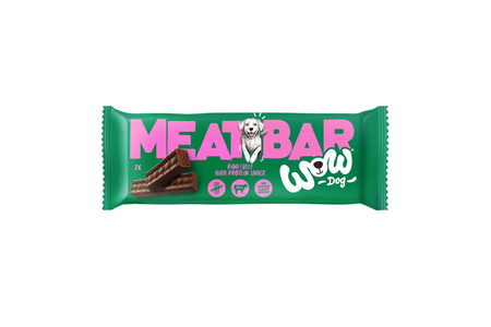 WOW DOG Meat Bar Rind - batonik mięsny z wołowiny (40g)
