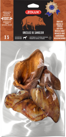 Zolux Przysmak naturalny dla psa Ucho dzika 5 szt., 130 g