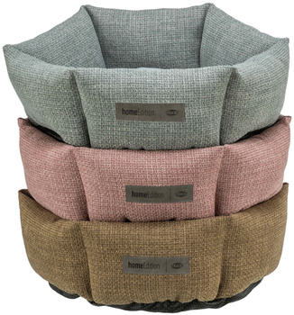 Viviana, legowisko, dla psa/kota, okrągłe, niebiesko/szare, 50 cm