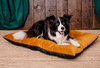 MIMIKO Pets Legowisko Poducha Velvet 100x70cm musztarda