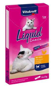 Vitakraft Cat Liquid-Snack z Kurczakiem 6x15g [16424]