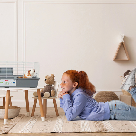 ZOLUX Klatka dla kawii domowej PRIMO 80 cm kol.szary