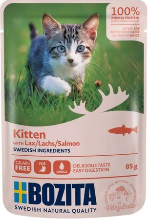 Bozita Pouch CiS Salmon for Kitten 85g /12 3621