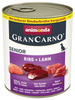 Animonda GranCarno Original Senior Rind Lamm Wołowina + Jagnięcina puszka 800g