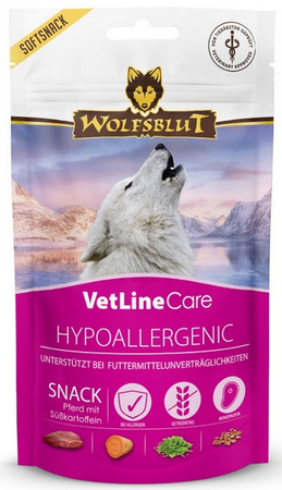 Wolfsblut Dog VetLine Snack Hypoallergenic - konina i bataty 100g
