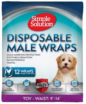 SIMPLE SOLUTION PIELUCHY PIES XS JEDNORAZOWE 12szt