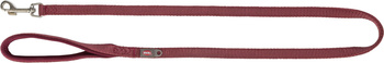 Premium, smycz, dla psa, taśma, bordowa, XS: 1.20 m/10 mm