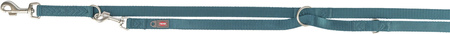 Premium, smycz regulowana, dla psa, taśma, petrol, XS–S: 2.00 m/15 mm