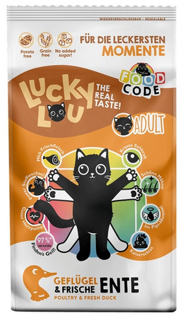 Lucky Lou Food Code Lifestage Adult Drób & Kaczka 340g