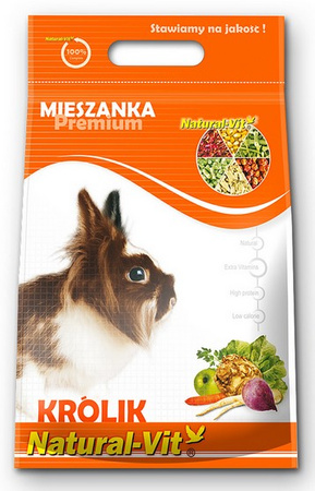 Natural-Vit Mieszanka dla królików Premium 500g [840]